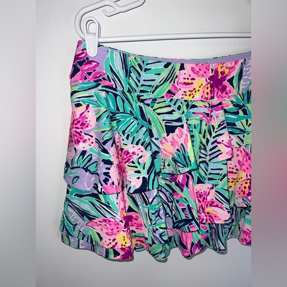 Lilly Pulitzer Luxletic Ruffle Gabby Skort XL - Picture 2 of 11